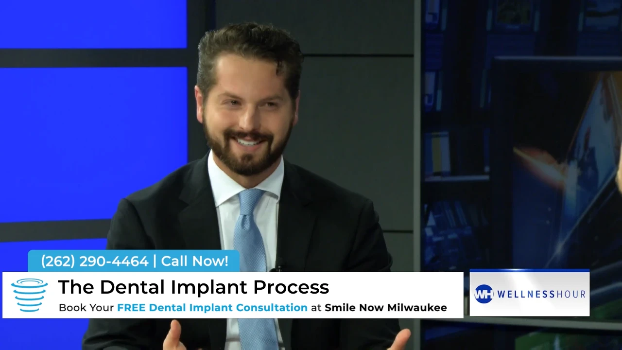 Dr. Tyler J. Tolbert, DMD discussing the process for dental implants