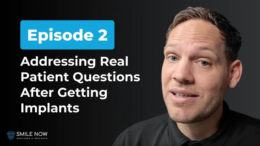Thumbnail image for a video about answering common dental implant questions asked by real patients.